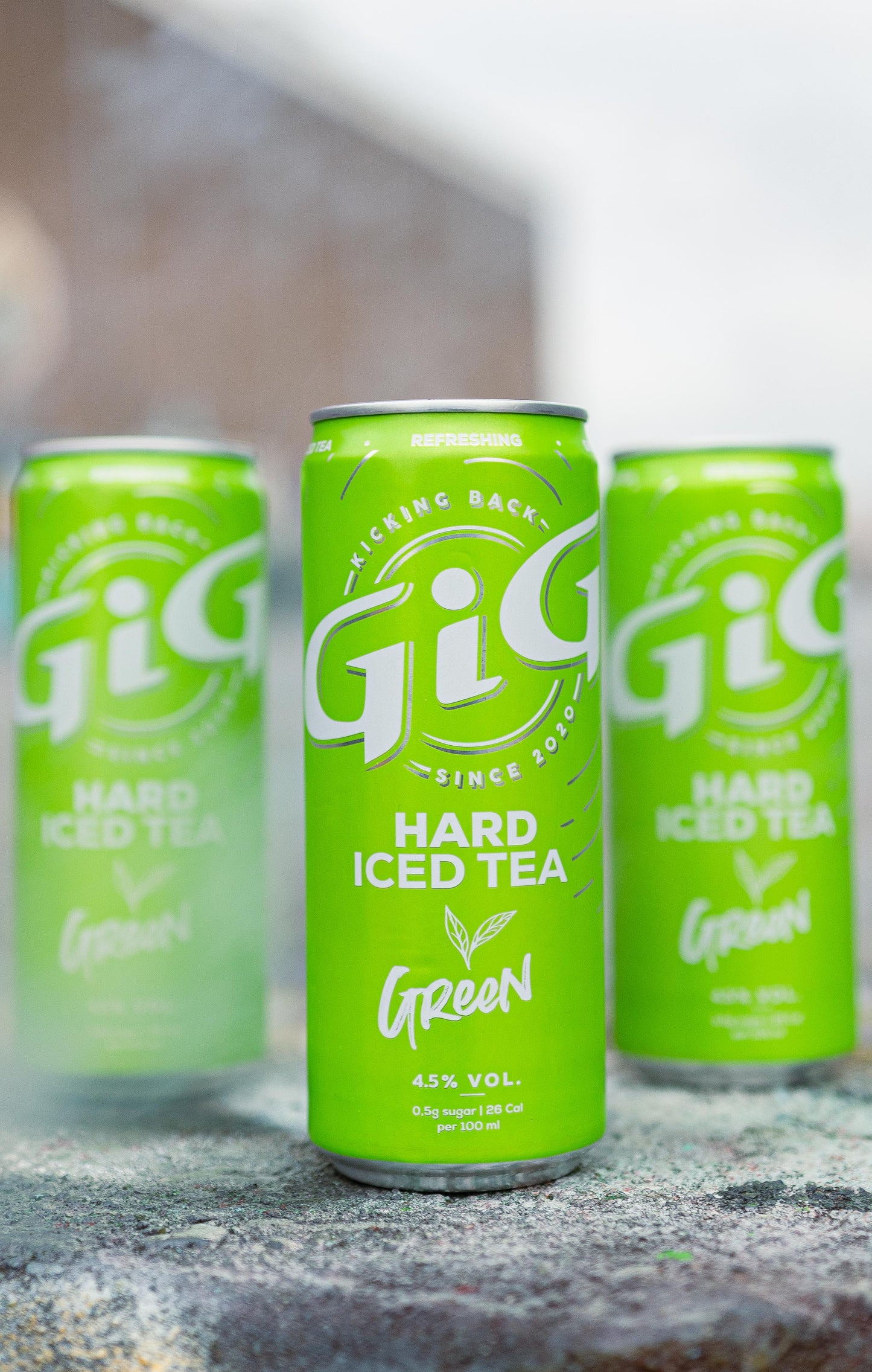 GiG HARD ICED TEA GREEN 24-PACK - 250ML