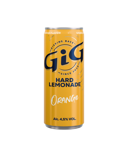 GiG HARD LEMONADE ORANGE 24-PACK - 250ML