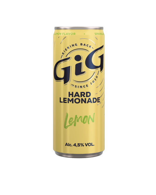 GiG HARD LEMONADE LEMON 24-PACK - 250ML