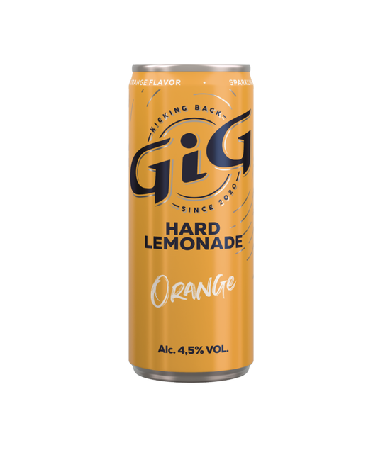GiG HARD LEMONADE ORANGE 24-PACK - 250ML