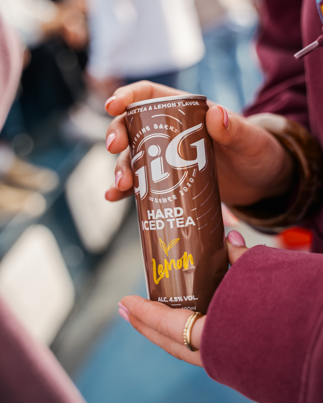 GiG HARD ICED TEA SPARKLING LEMON 24-PACK - 250ML