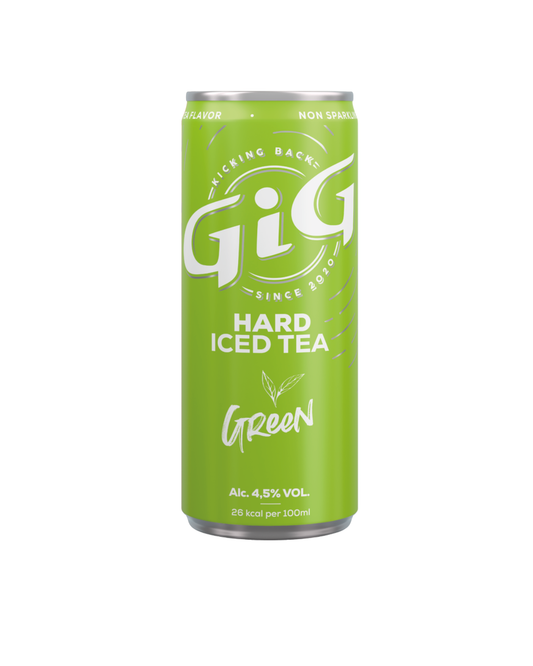 GiG HARD ICED TEA GREEN 24-PACK - 250ML