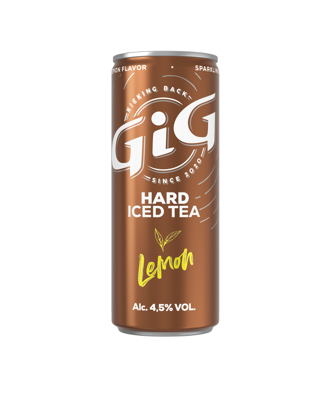 GiG HARD ICED TEA SPARKLING LEMON 24-PACK - 250ML